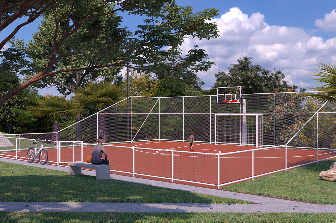 11 - Meia quadra de basquete